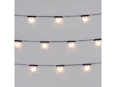Lumisky vlaggen lichtsnoer met 10 ledlampen
