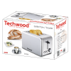 Techwood RVS Broodrooster TGPI-703